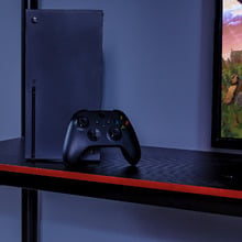 HQ High-Sleeper Loft Bed with Gaming Desk